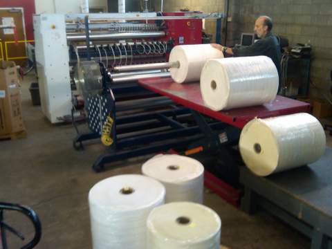 Please, please don't trash those rolls during slitting!