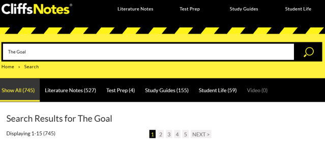 TheGoal_CliffsNotes